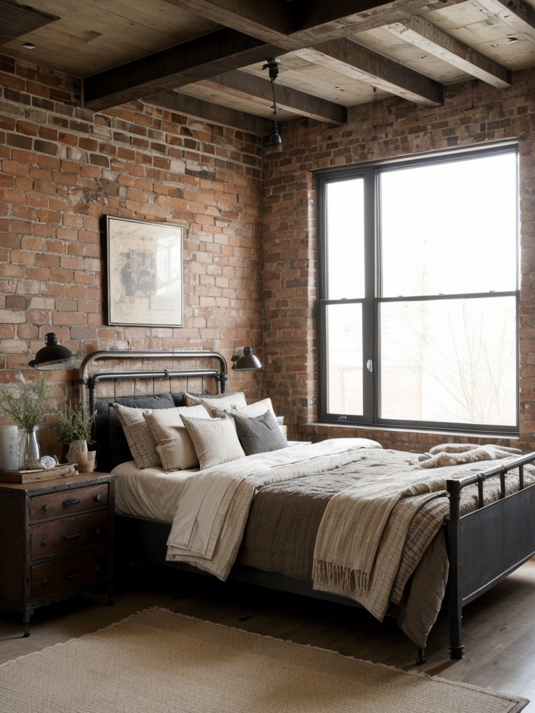 Industrial Chic: Embrace Raw and Urban Vibes in Your Bedroom Design