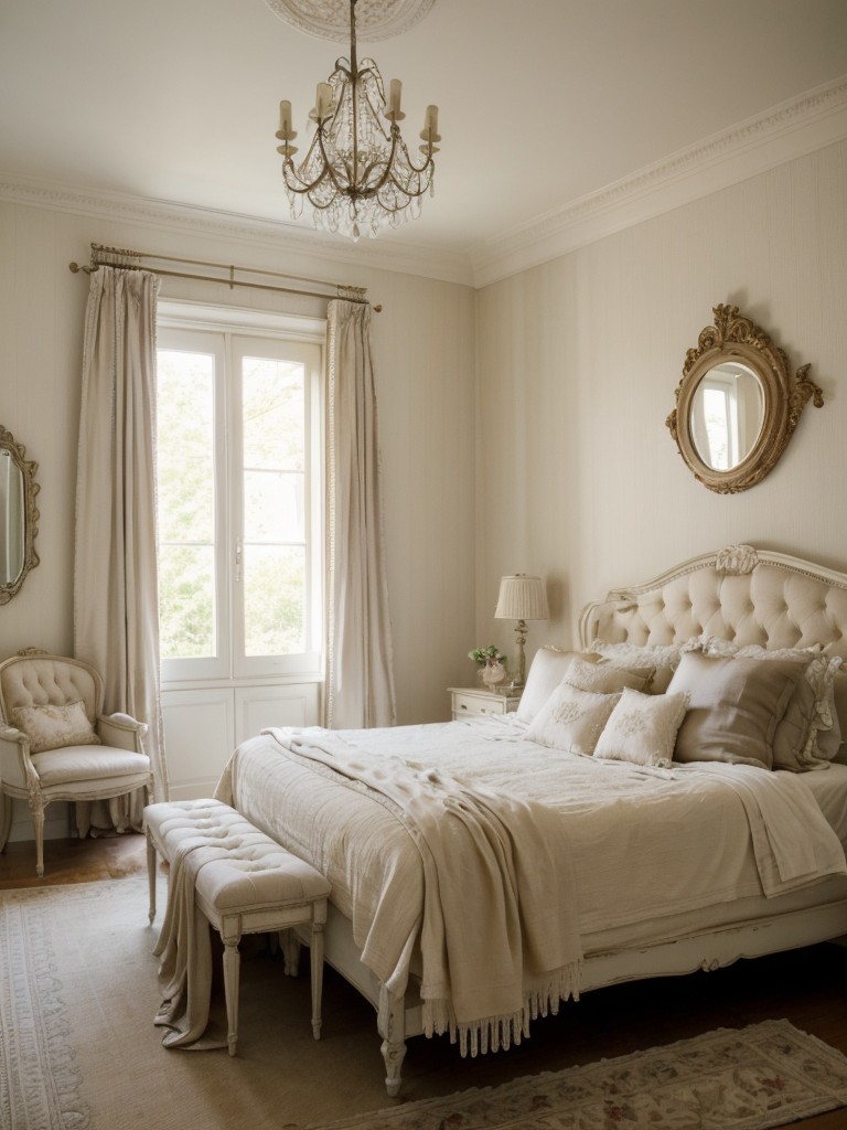 Romantic Parisian Escape: Vintage-Inspired Shabby Chic Apartment