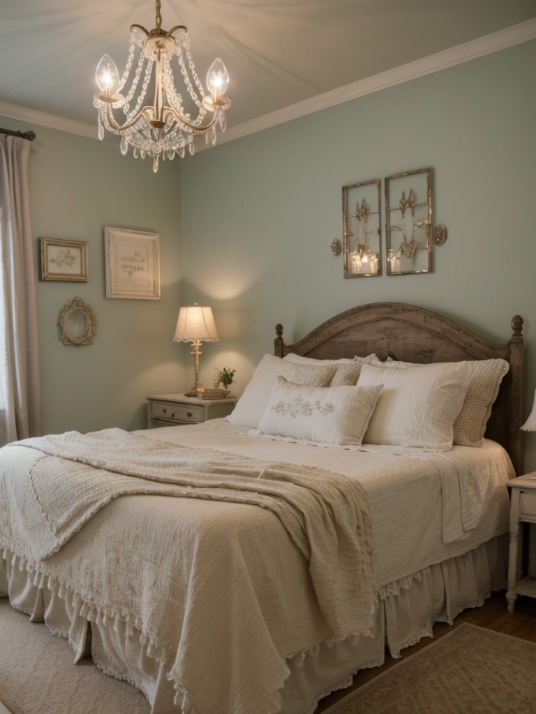 Vintage-inspired Lighting for a Shabby Chic Bedroom