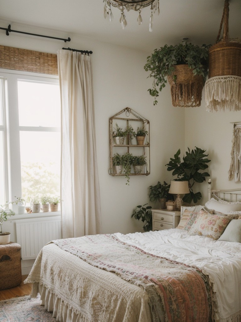 Boho Chic Vibes: Create an Eclectic Apartment with Vintage Furniture and Lush Plants