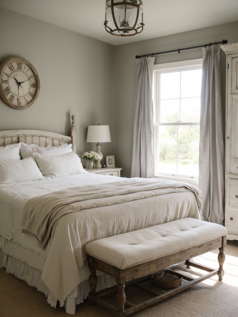 Charming Farmhouse Bedroom for Rustic Elegance!