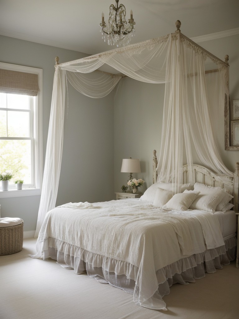 Dreamy Canopy for a Whimsical Apartment Bedroom