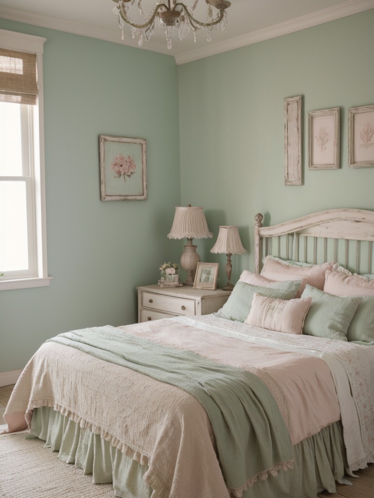 Romantic Rustic Chic: Pastel Palette Bedroom Décor Ideas