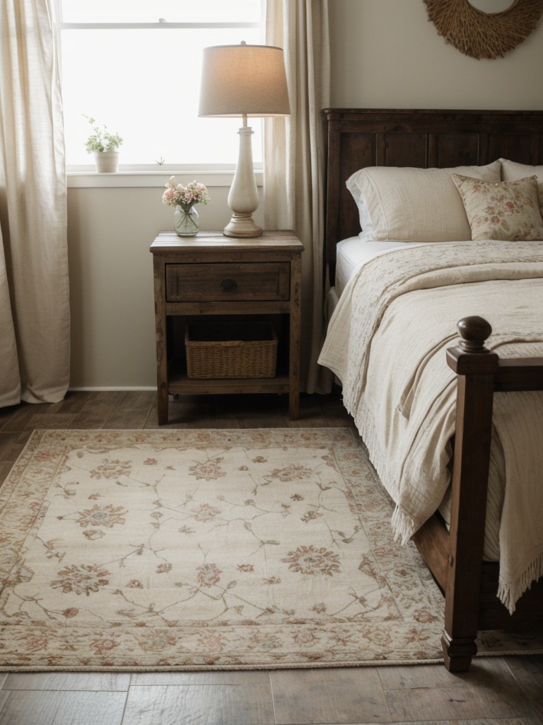 Cozy Apartment Bedroom with Rustic Shabby Chic Vibes