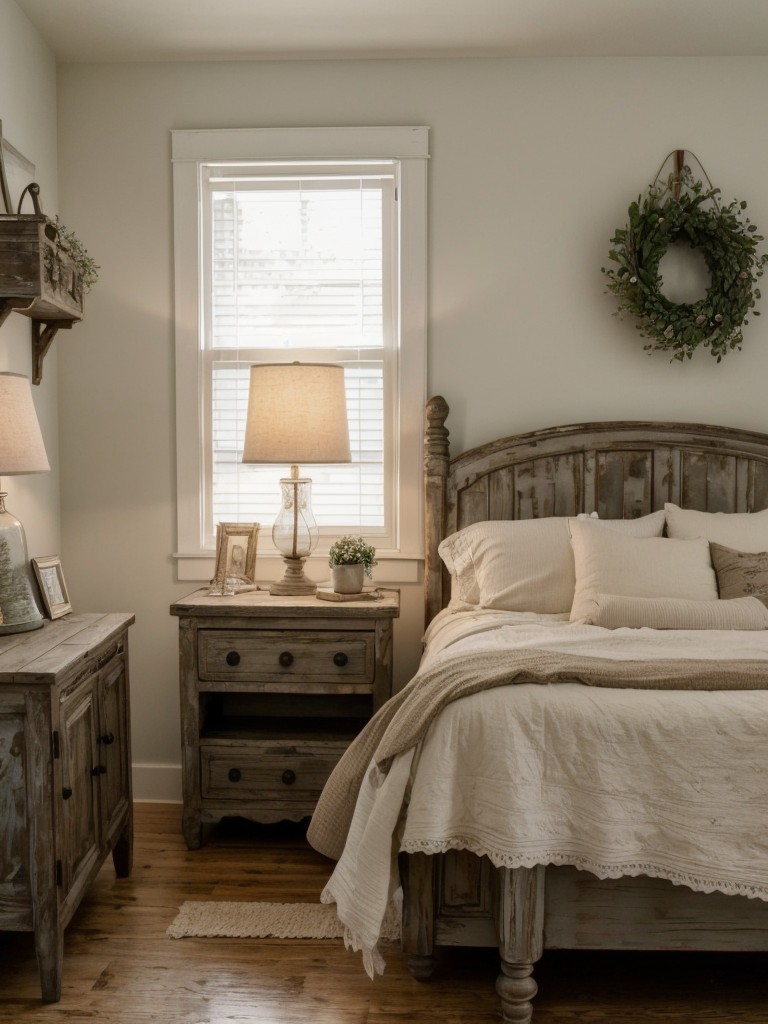 Cozy up your apartment with rustic shabby chic vibes