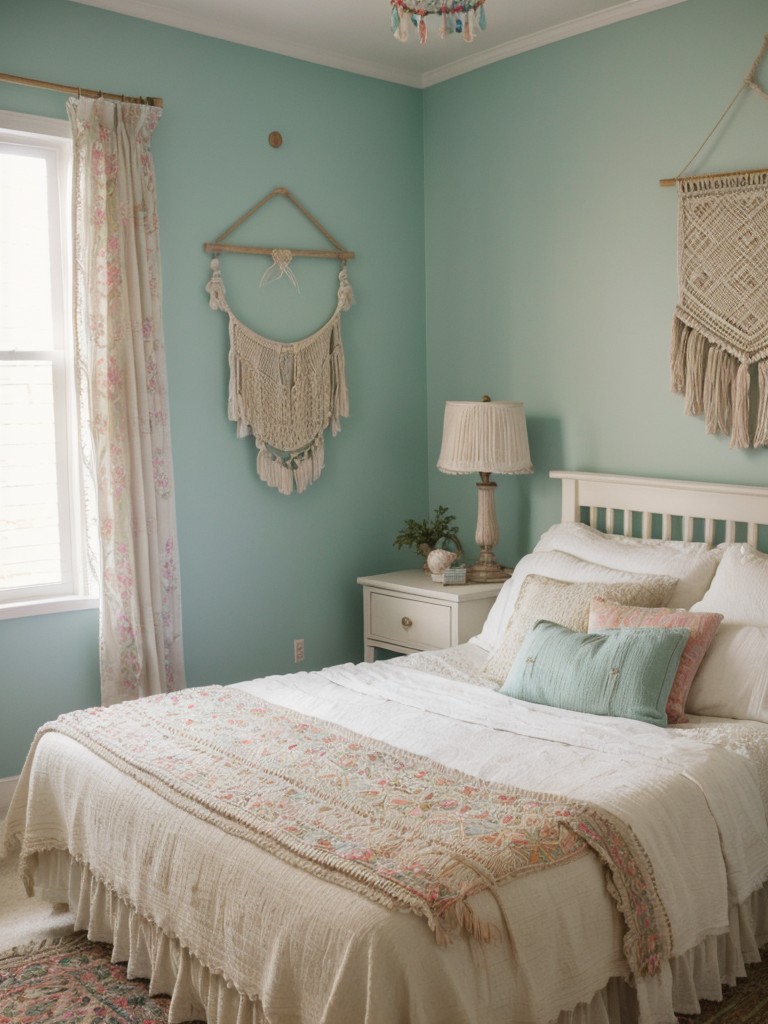 Boho Chic Bedroom: Mix Patterns, Textures, & Vintage Finds