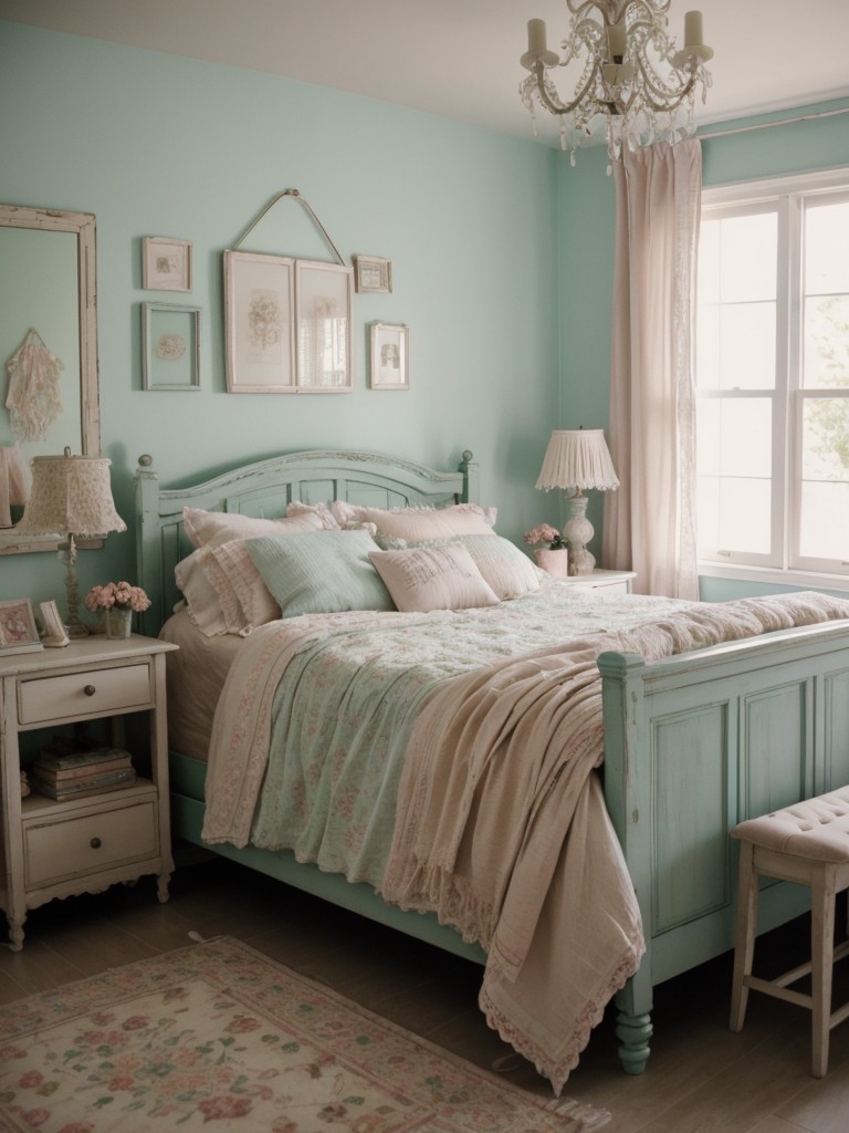 Stylish Apartment Decor: Pastel Shabby Chic & Bohemian bedroom inspiration!