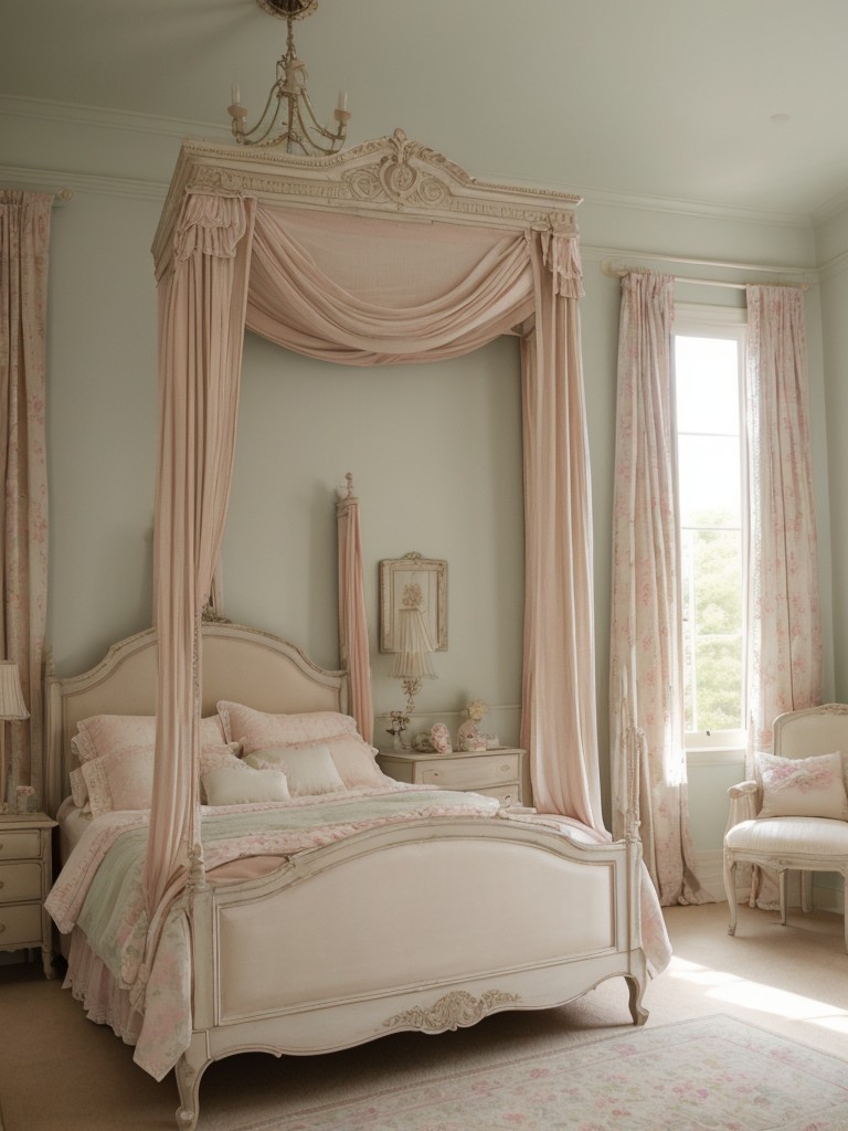 French Provincial Glam: Pretty Pastel Apartment Makeover!