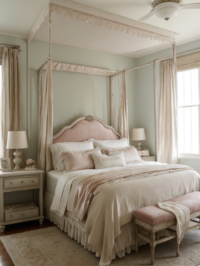 Timeless and Elegant Apartment Inspiration: Classic Shabby Chic Bedroom Themes