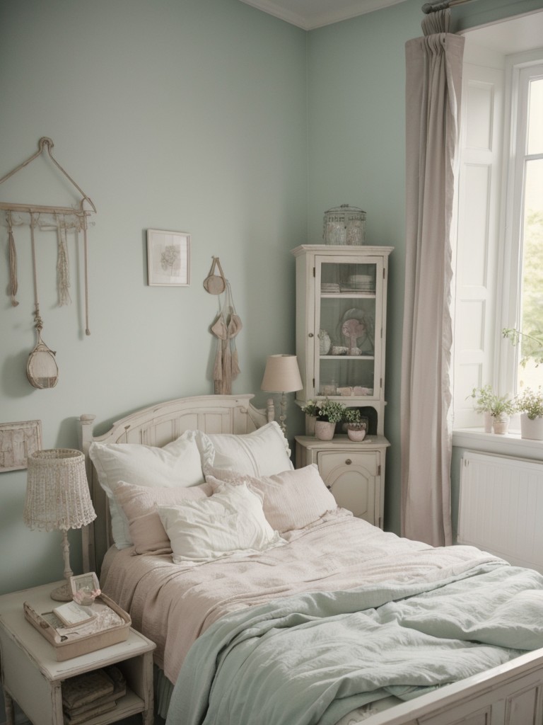 Charming Apartment Bedroom Inspiration: Pastel Shabby Chic & Scandinavian Vibes