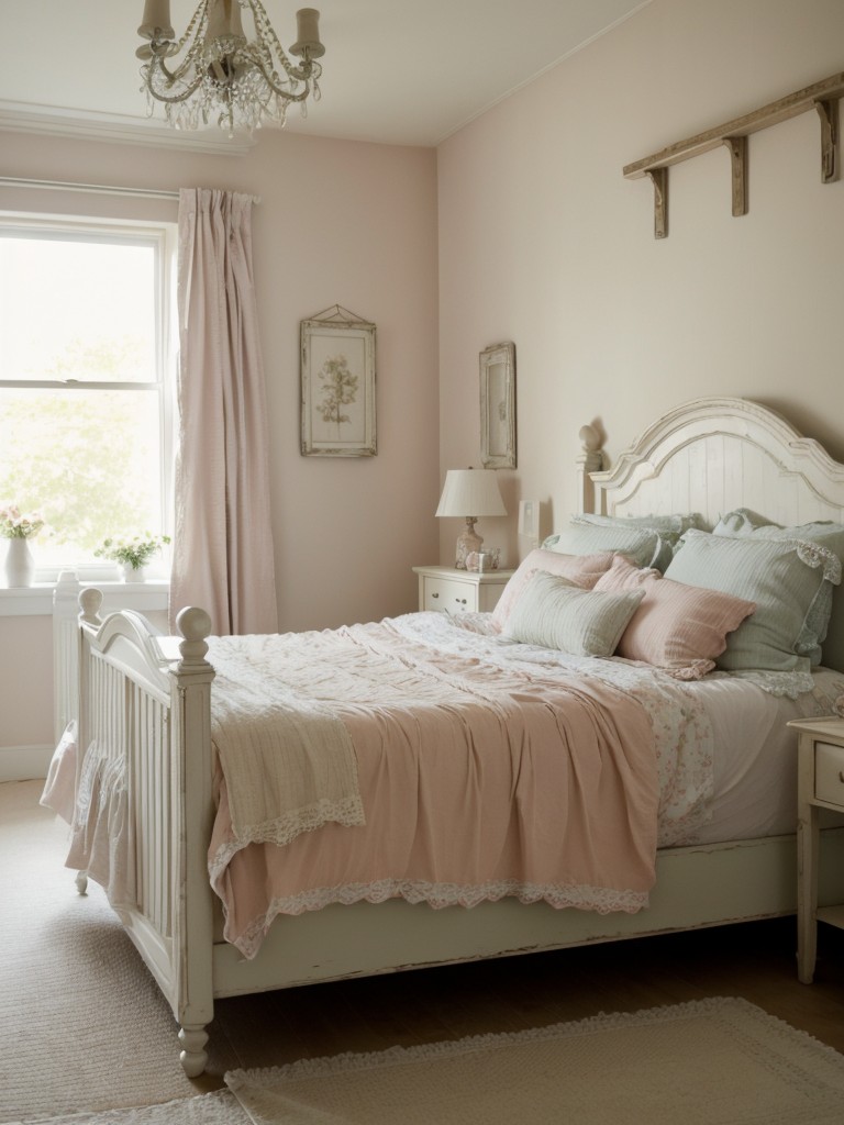 Charming Pastel Shabby Chic Apartment Bedroom Ideas