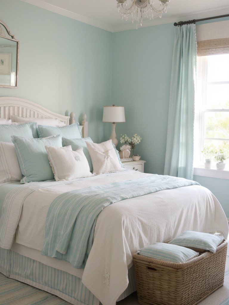 Coastal Chic Bedroom: Serene and Stylish with Nautical Accents!