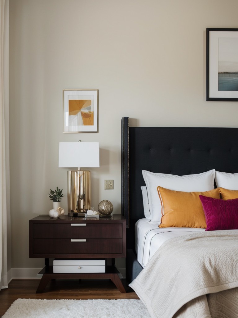 Stylish Apartment Upgrade: Elevate Your Bedroom with Modern Accents