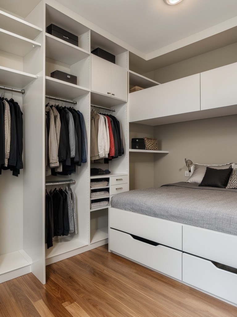 Transform Your Apartment Bedroom with Clever Storage Solutions