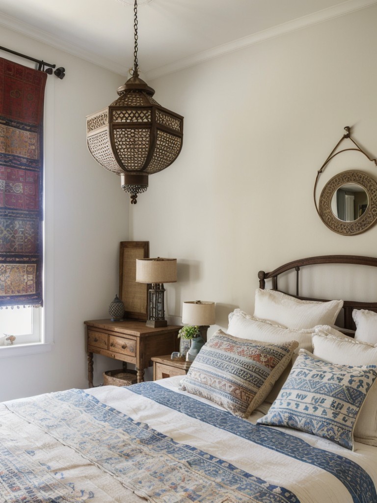 Global Bedroom Inspiration: Ikat Prints, Moroccan Lanterns, Tribal Rugs