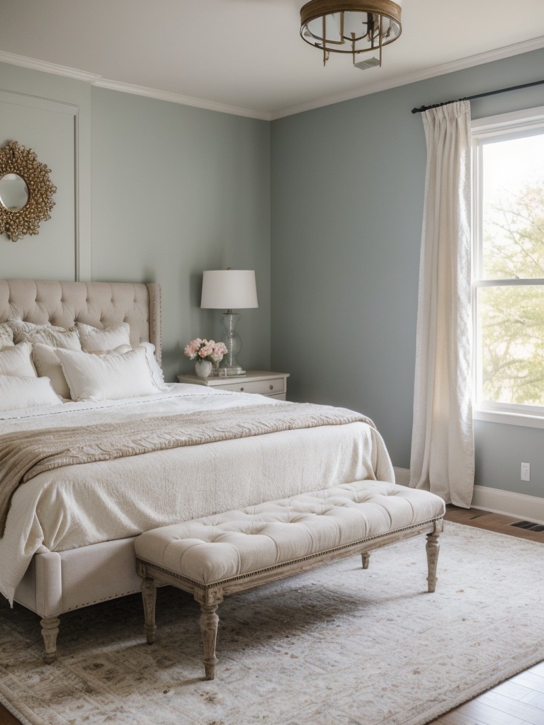 Luxury Apartment Bedroom Inspiration: Shabby Chic Retreat