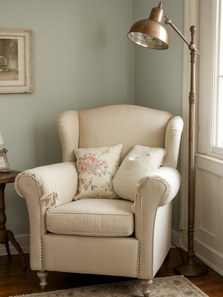 Cozy Shabby Chic Bedroom: Create a Vintage Reading Nook!