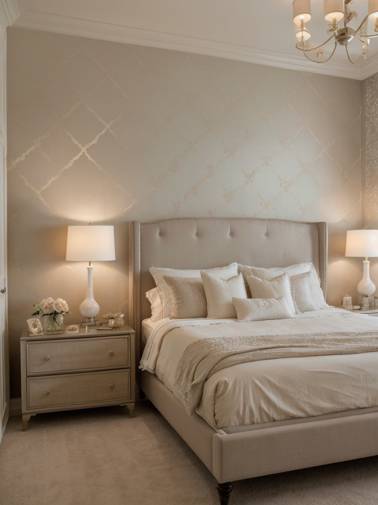 Stylish Apartment Makeover: Shabby Chic Bedroom Colors!