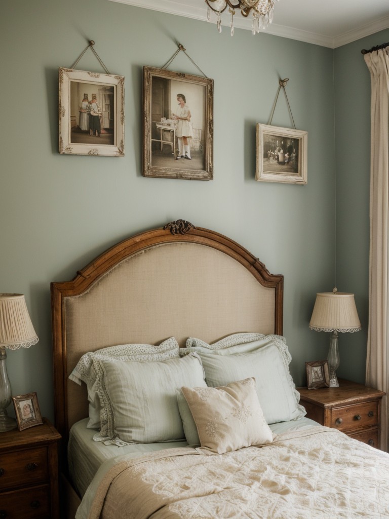 Vintage Charm for Your Apartment. Embrace the past with antique treasures and framed memories!