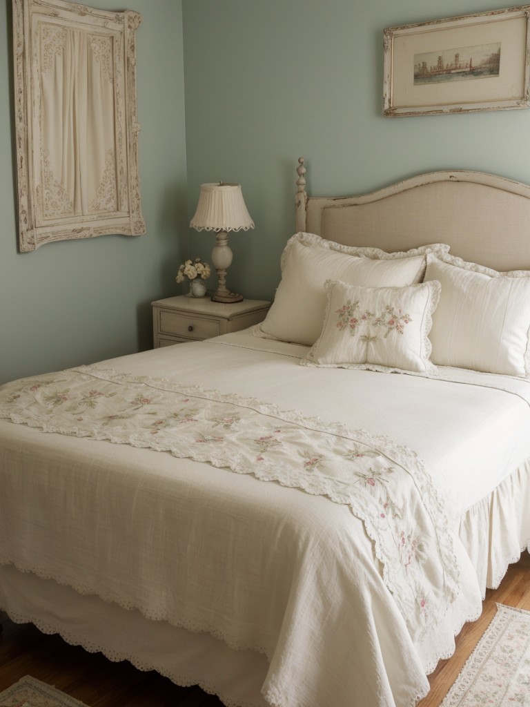 Charming Apartment: Add Vintage Touches for a Shabby Chic Bedroom