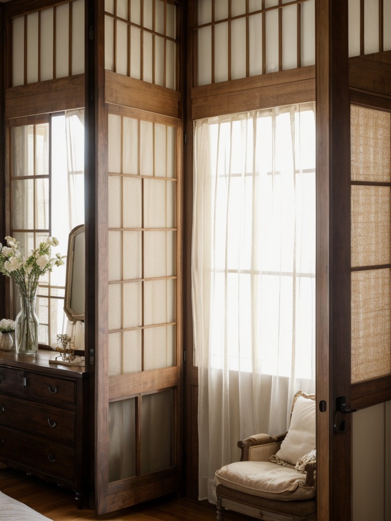 Vintage Screen: Elevate Your Apartment's Style with Privacy and Elegance