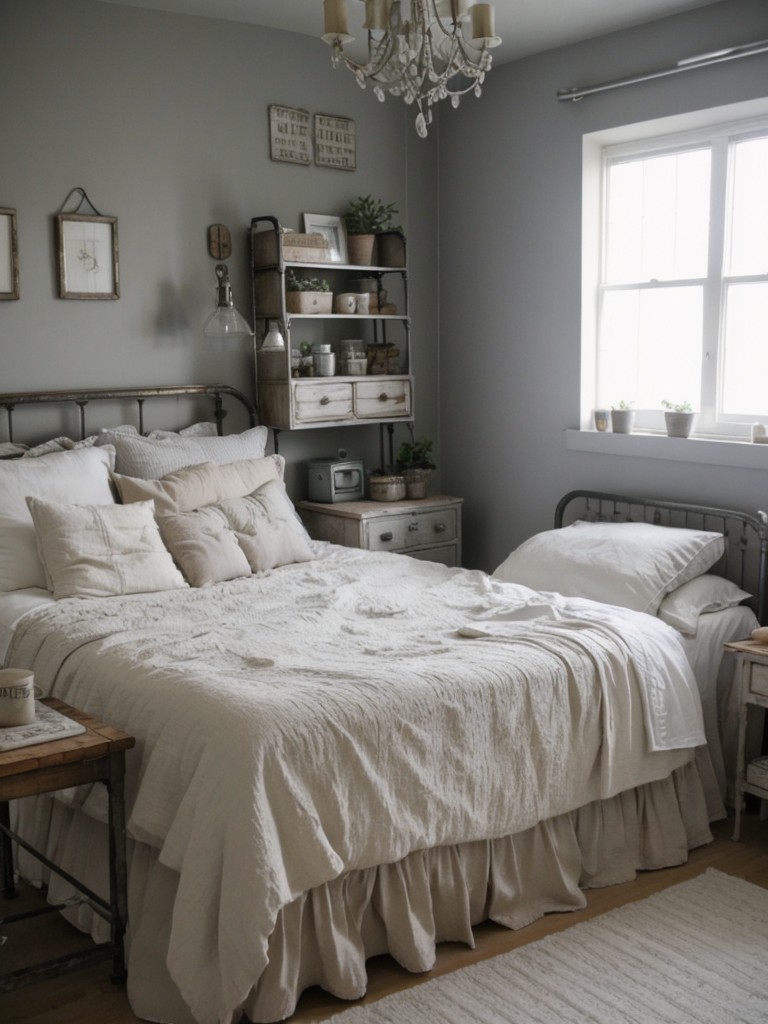 Small Space Chic: Urban Industrial Apartment Bedroom