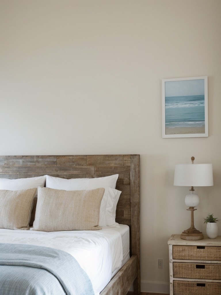 Coastal Minimalist Bedroom: Small Space Inspo.