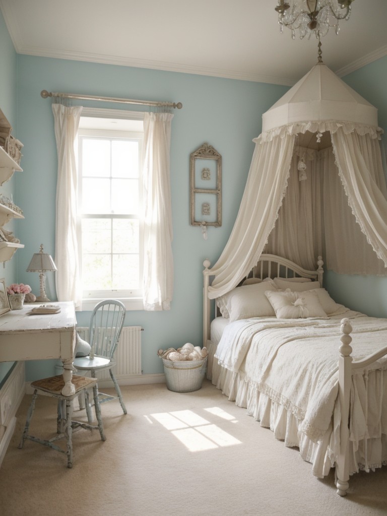 Charming Small Space Bedroom with Enchanting Fairy Tale Vibes