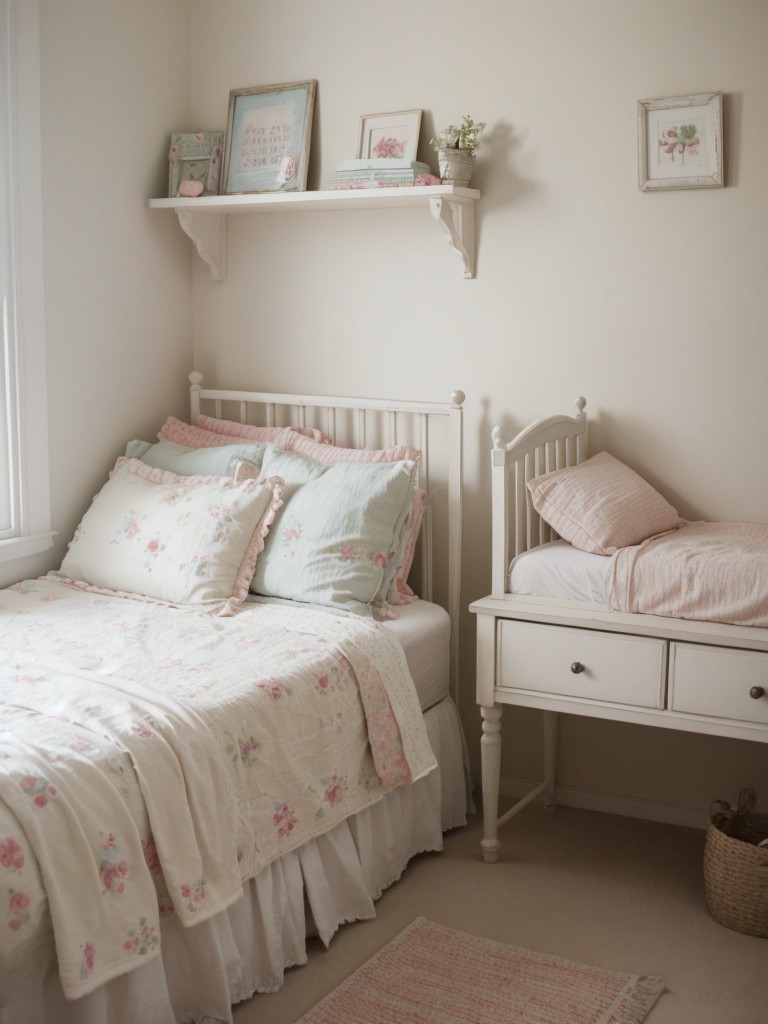 Small Space Shabby Chic Bedroom Ideas!