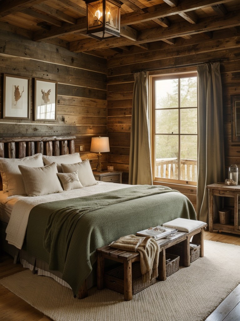 Small Space Rustic Bedroom Ideas: Cozy Cabin Retreat!