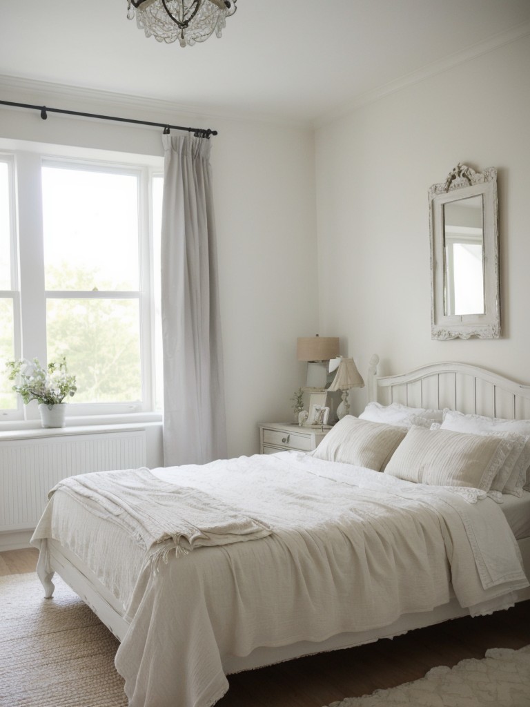 Light & Airy Shabby Chic Bedroom Decor Ideas