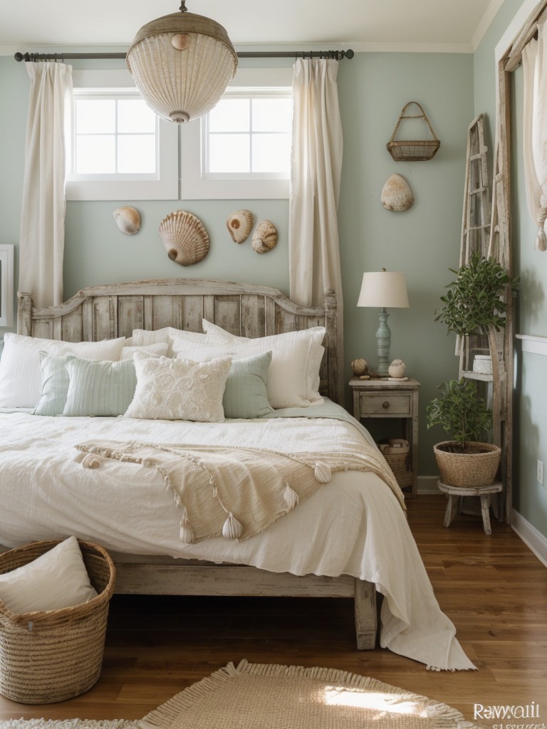 Cozy Apartment Vibes: Serene Shabby Chic Bedroom Decor