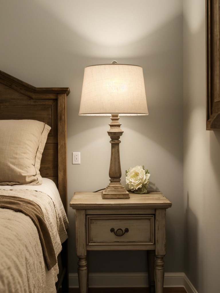 Cozy Lighting: Shabby Chic Bedroom Illumination Ideas.