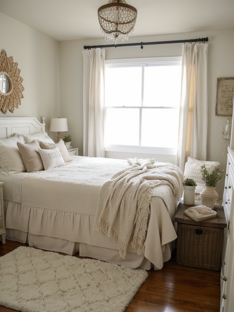 Cozy Apartment Bedroom Ideas: Shabby Chic Furniture Finds