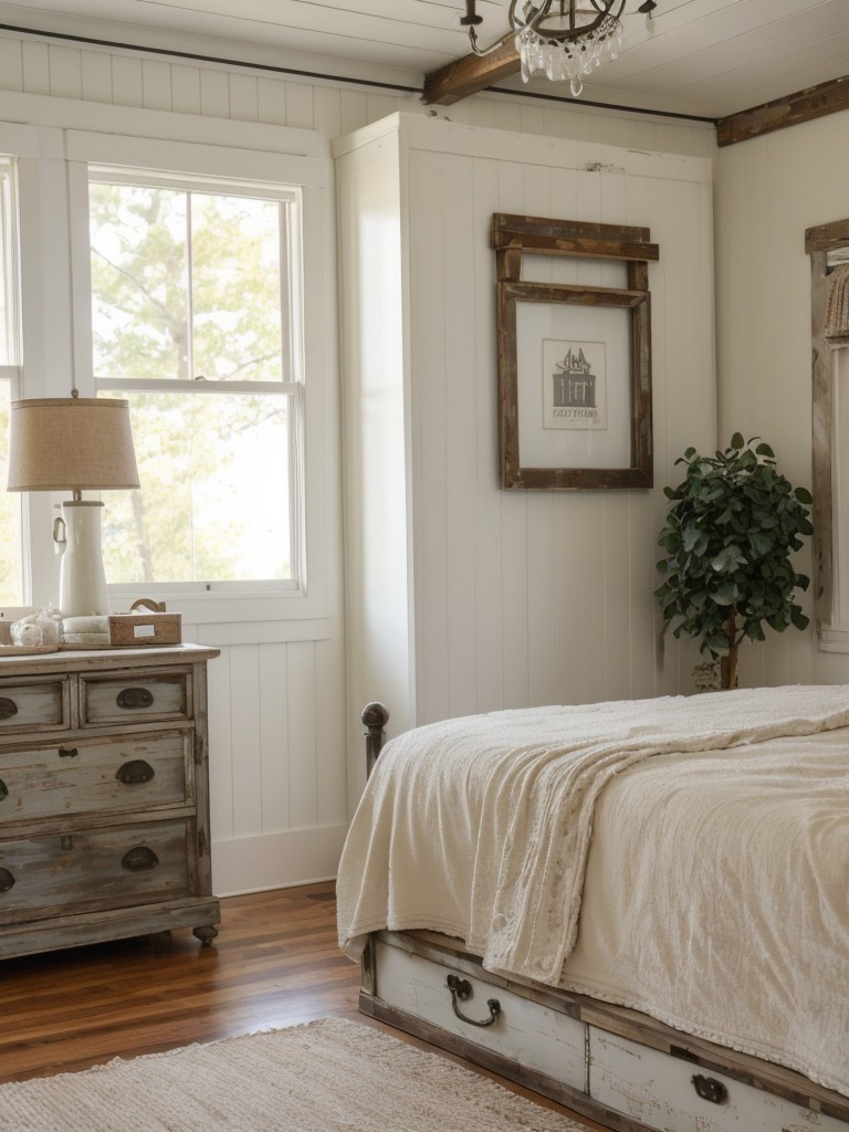 Small Apartment? Maximize Space with Shabby Chic Bedroom Decor!