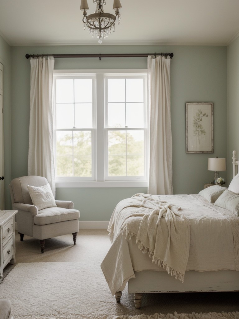 Cozy Apartment Vibes: Transform Your Bedroom with Shabby Chic Colors and Luxurious Textures