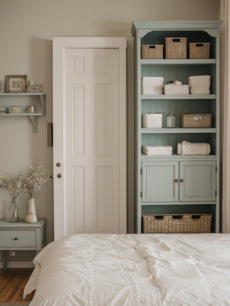 Maximize Storage & Create a Relaxing Vibe in Your Shabby Chic Apartment!