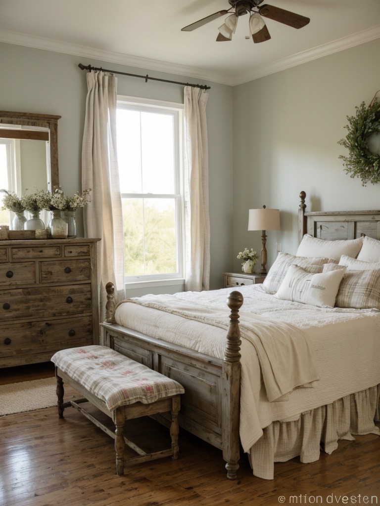 Farmhouse chic: Cozy vibes for your bedroom