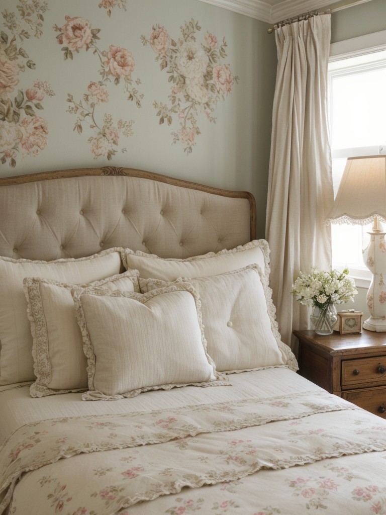 Rustic Chic: Country-inspired bedroom for a dreamy retreat.