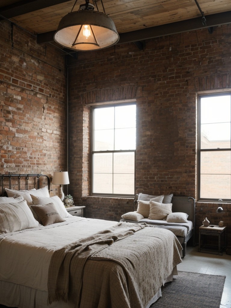 Rustic Loft Vibes: Industrial Chic Bedroom Inspiration