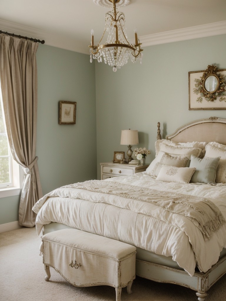 Charming Apartment Décor: Vintage Shabby Chic Bedroom Inspiration!