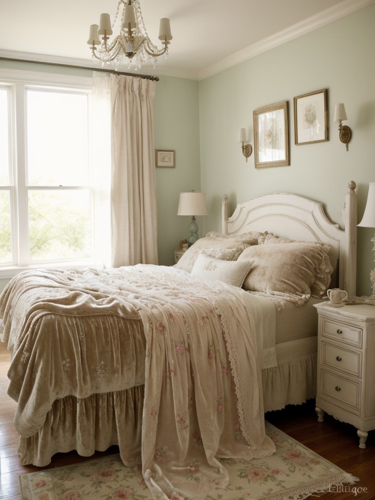 Romantic Vintage Bedroom: Embrace Shabby Chic Elegance!