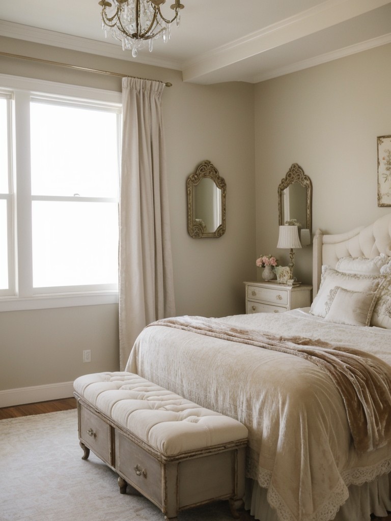 Romantic Vintage Vibes for Your Apartment Bedroom