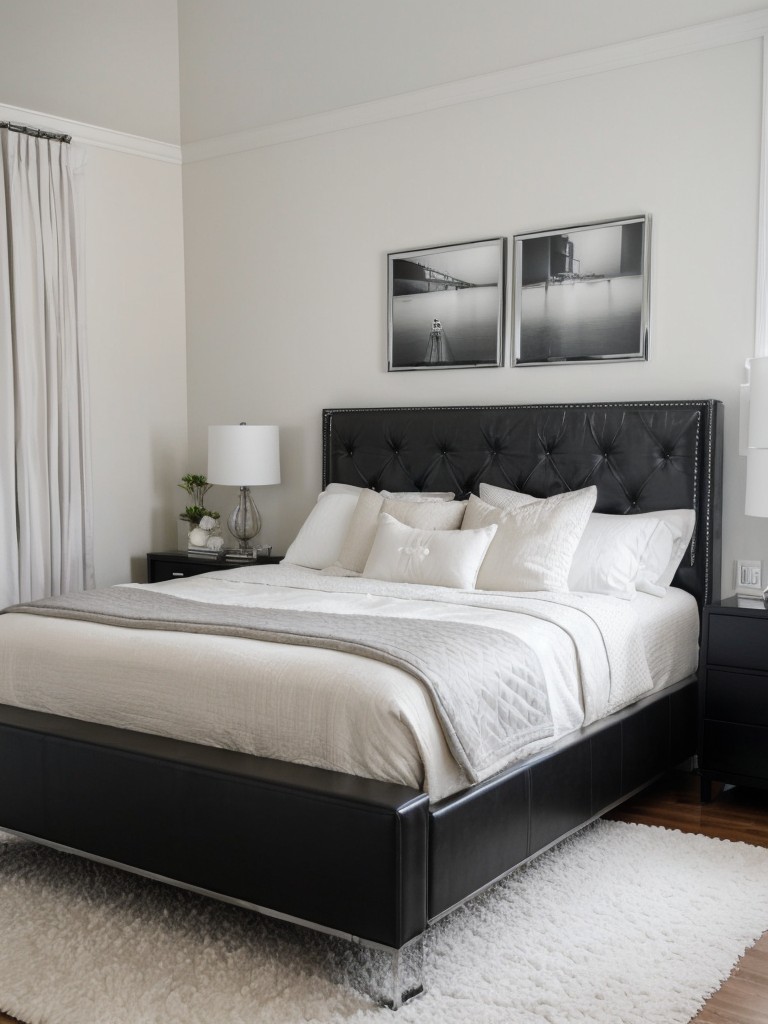 Monochrome Modern: Elevate Your Bedroom with Sleek Décor