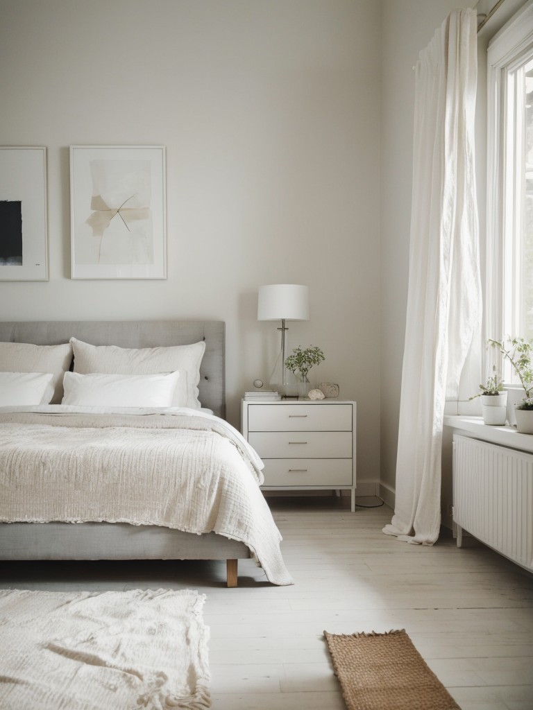 Chic and Minimalist Apartment Bedroom Inspiration