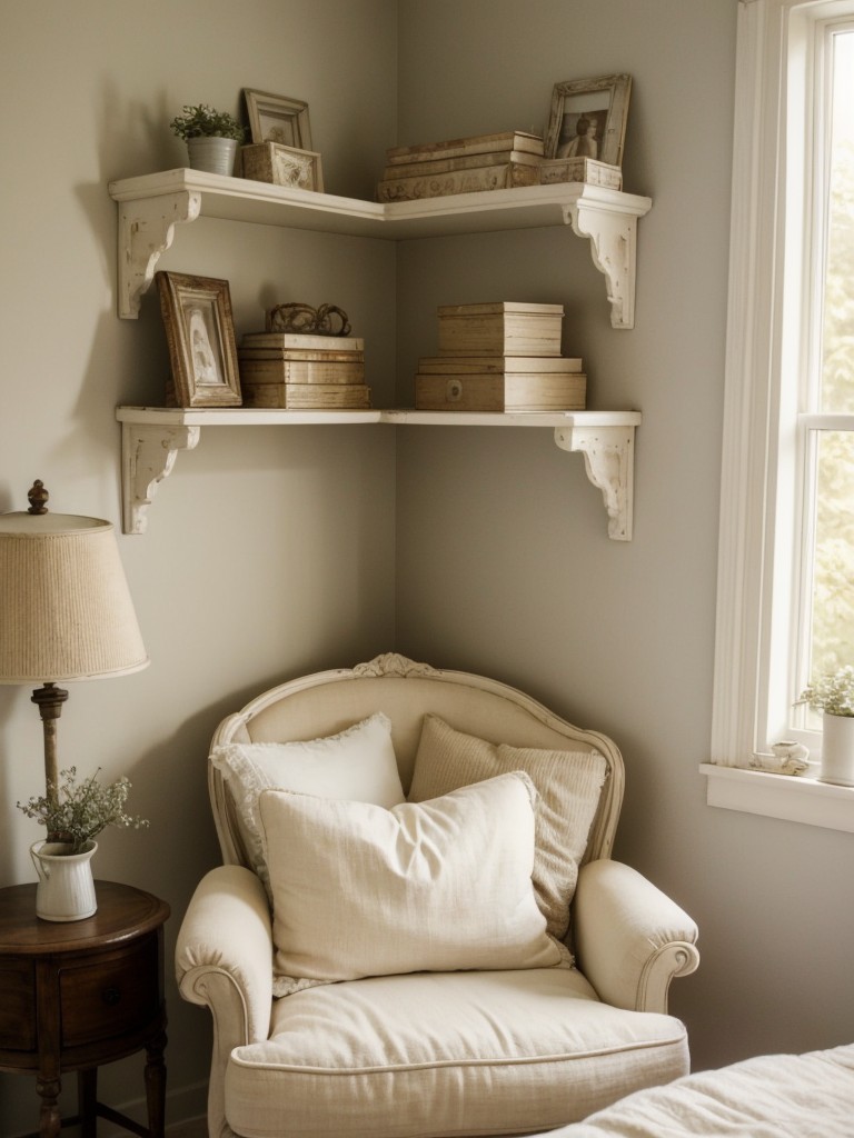 Cozy Apartment Bedroom With Shabby Chic Vibes