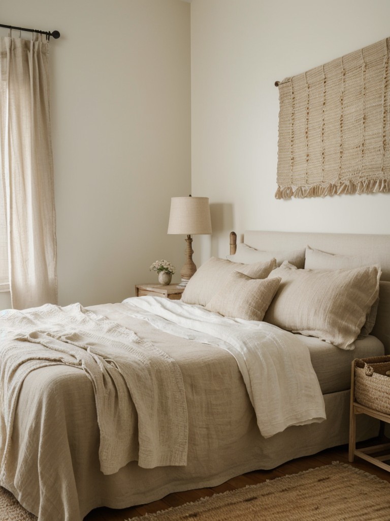 Create your dreamy shabby chic bedroom with earthy tones and organic materials!