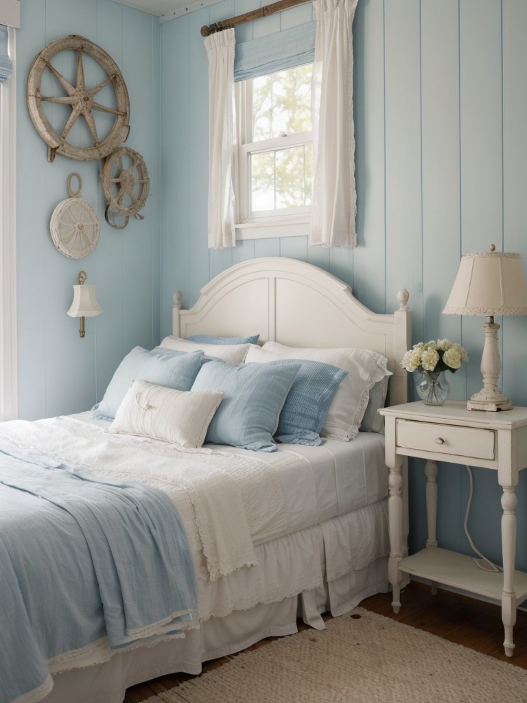 Coastal Chic Bedroom: Nautical Vibes + Serene Colors