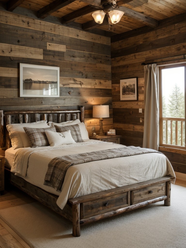 Rustic Cabin Vibes: Transform your apartment into a cozy haven with shabby chic bedroom ideas!