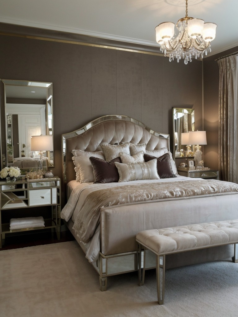 Old Hollywood Glamour: Shabby Chic Bedroom Inspiration